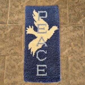 Peace Hook Rug Wall Art